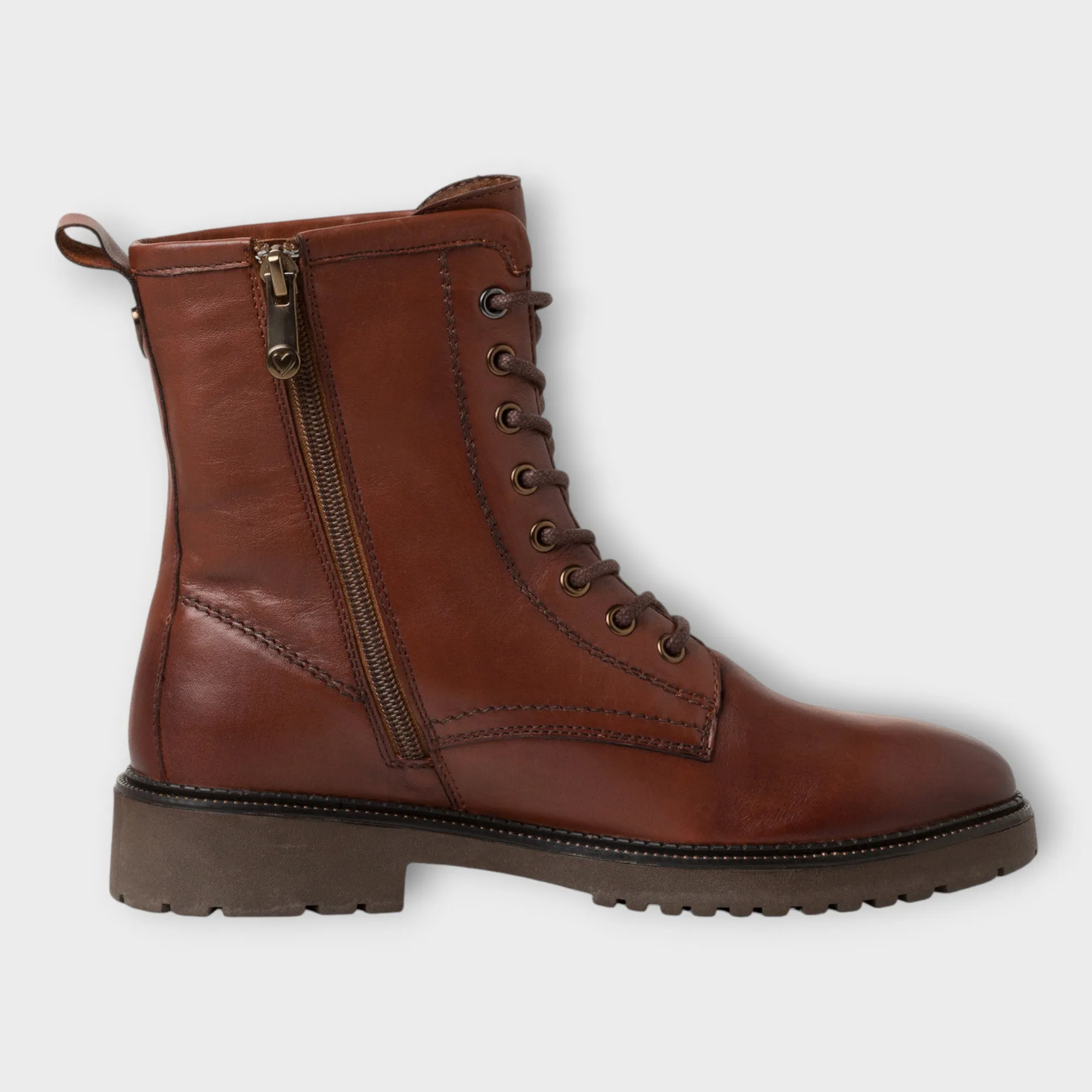 Marco Tozzi Brown Lace-Up Boots