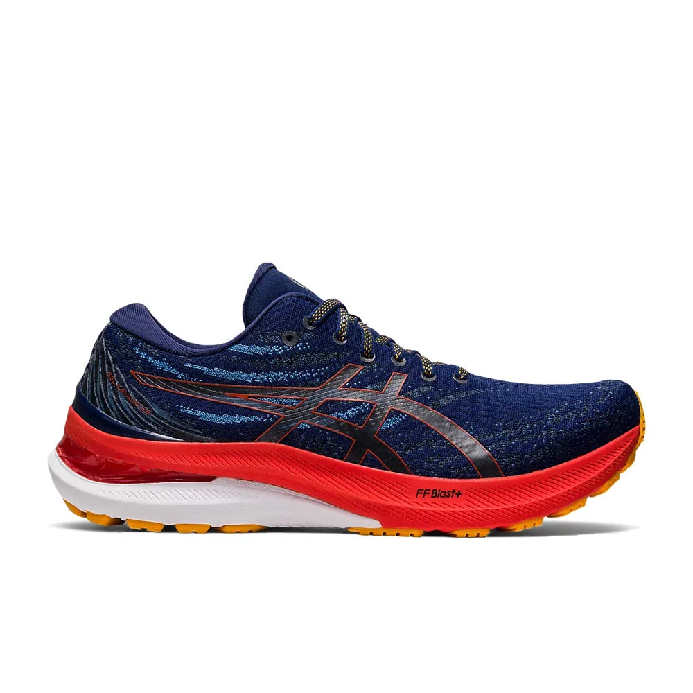 Men's Asics Gel-Kayano 29, Deep Ocean/Cherry Tomato, 13 2E Wide