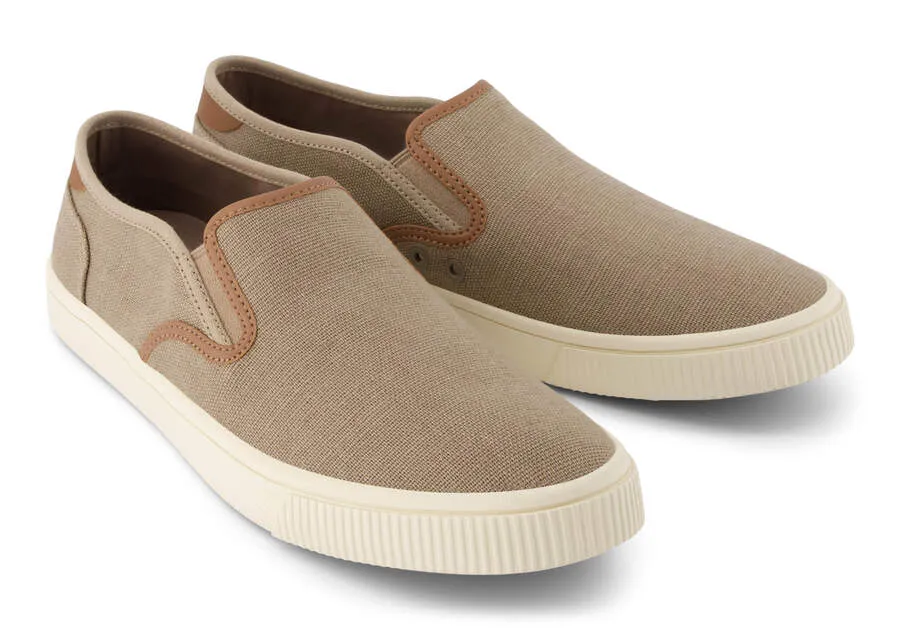 Men's TOMS Baja Synthetic Trim Slip On - Dune Heritage