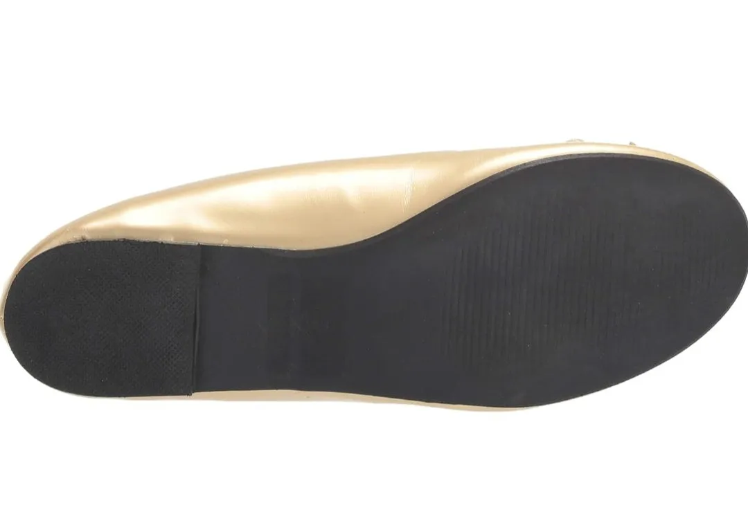 Mila-016 Faux Leather Ballet Flats