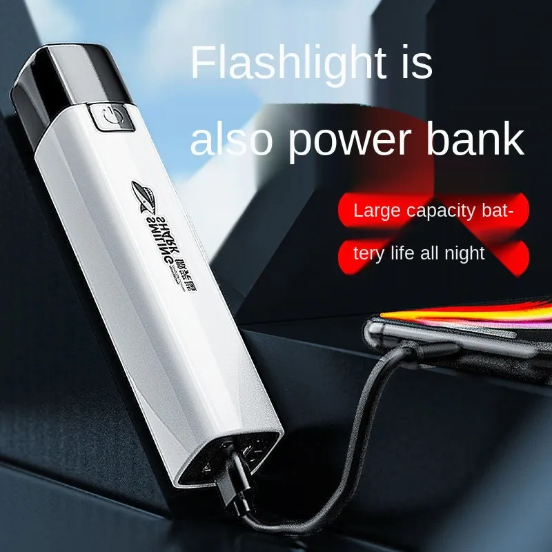 Mini Flashlight Light LED Rechargeable Charging Treasure Multifunctional Bright Field Super Bright