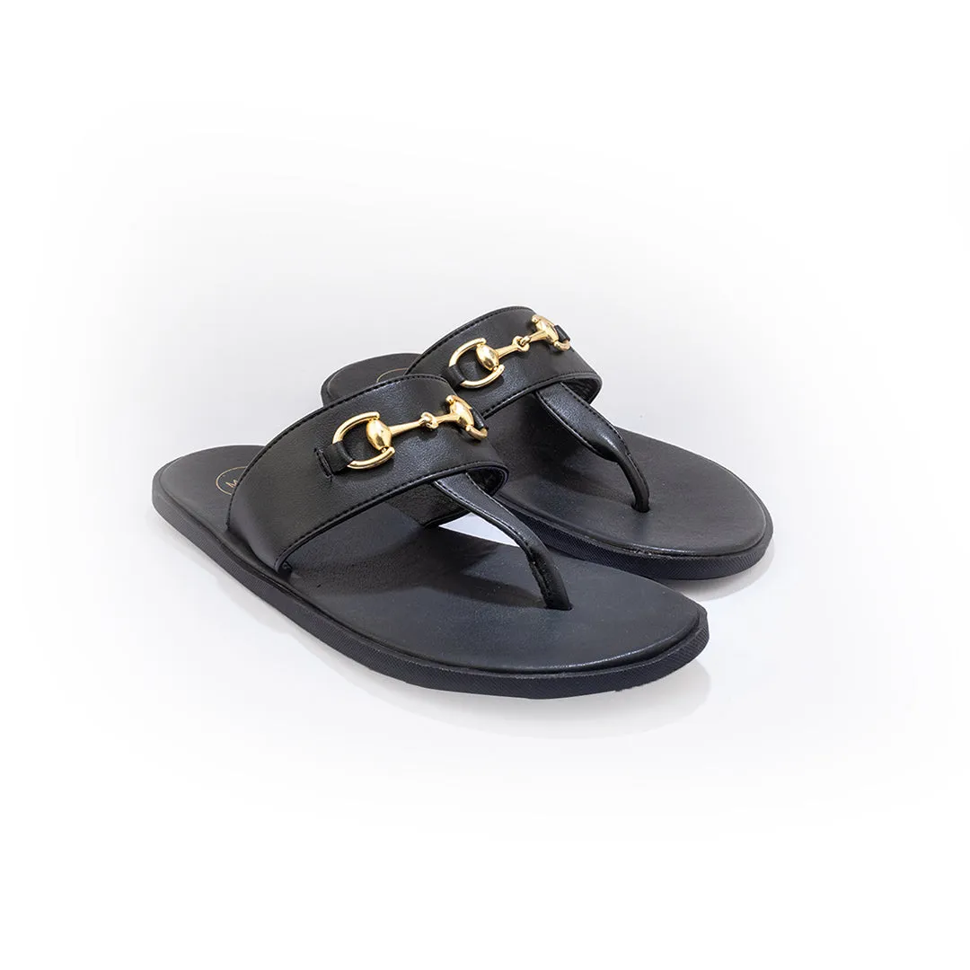 Monkstory T-Rad Horsebit Sandals - Black