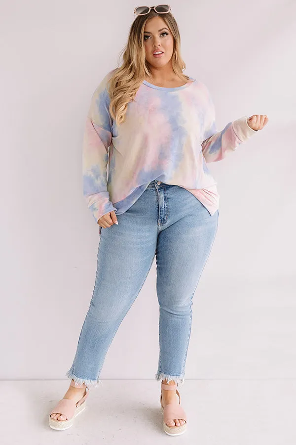 Morning Marvels Tie Dye Sweatshirt Curves