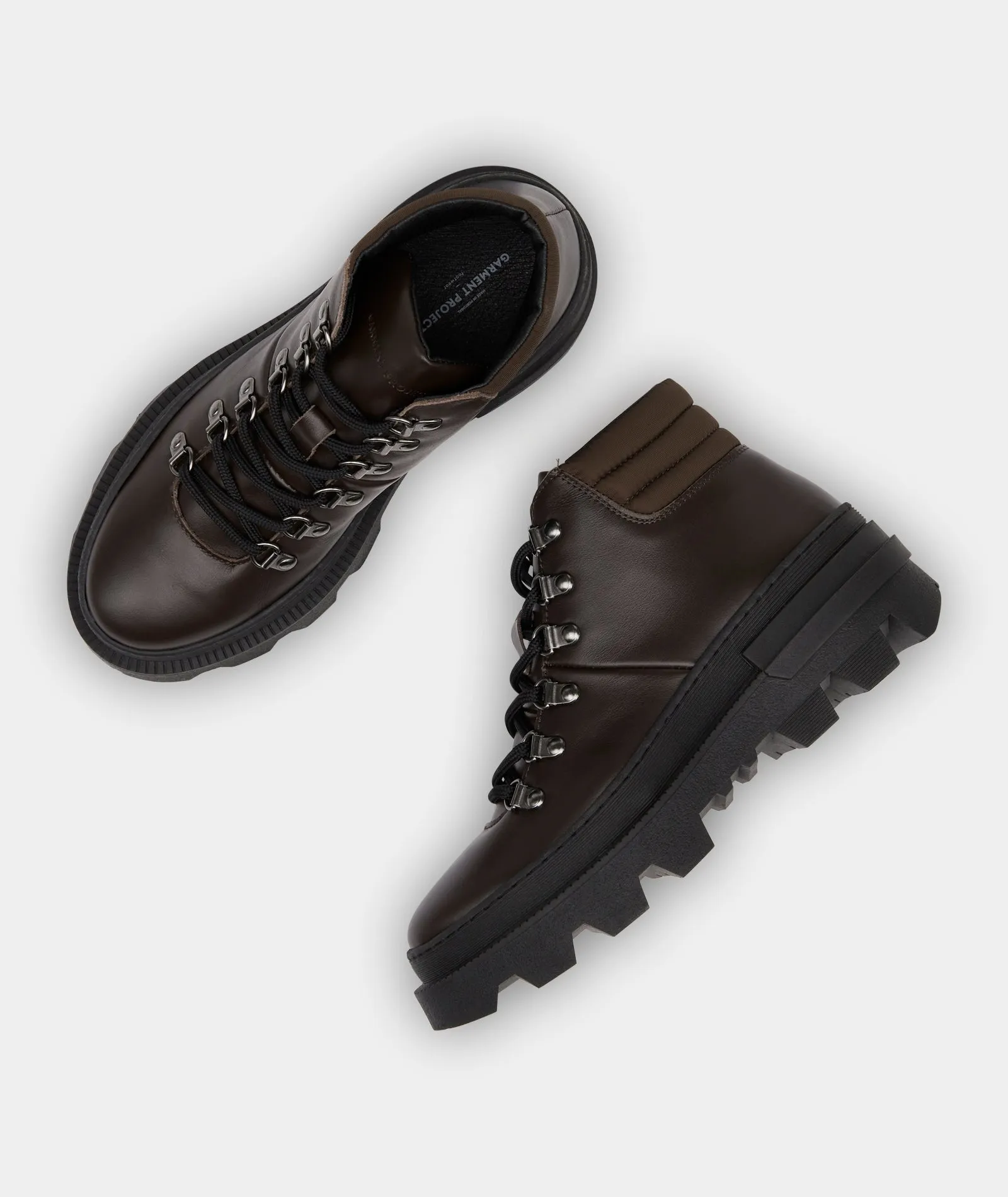 Nelly Lace-Up - Brown Leather