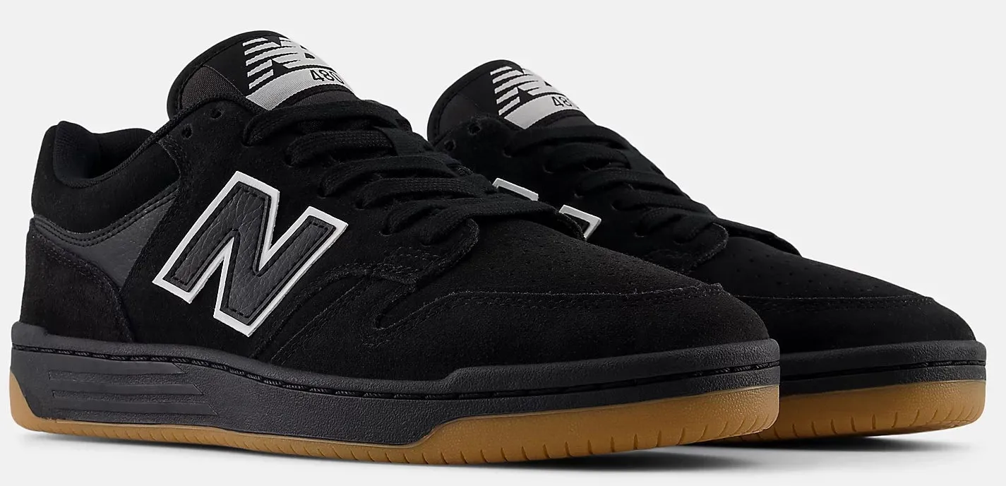 New Balance - Numeric 480 Shoes | Black White Gum