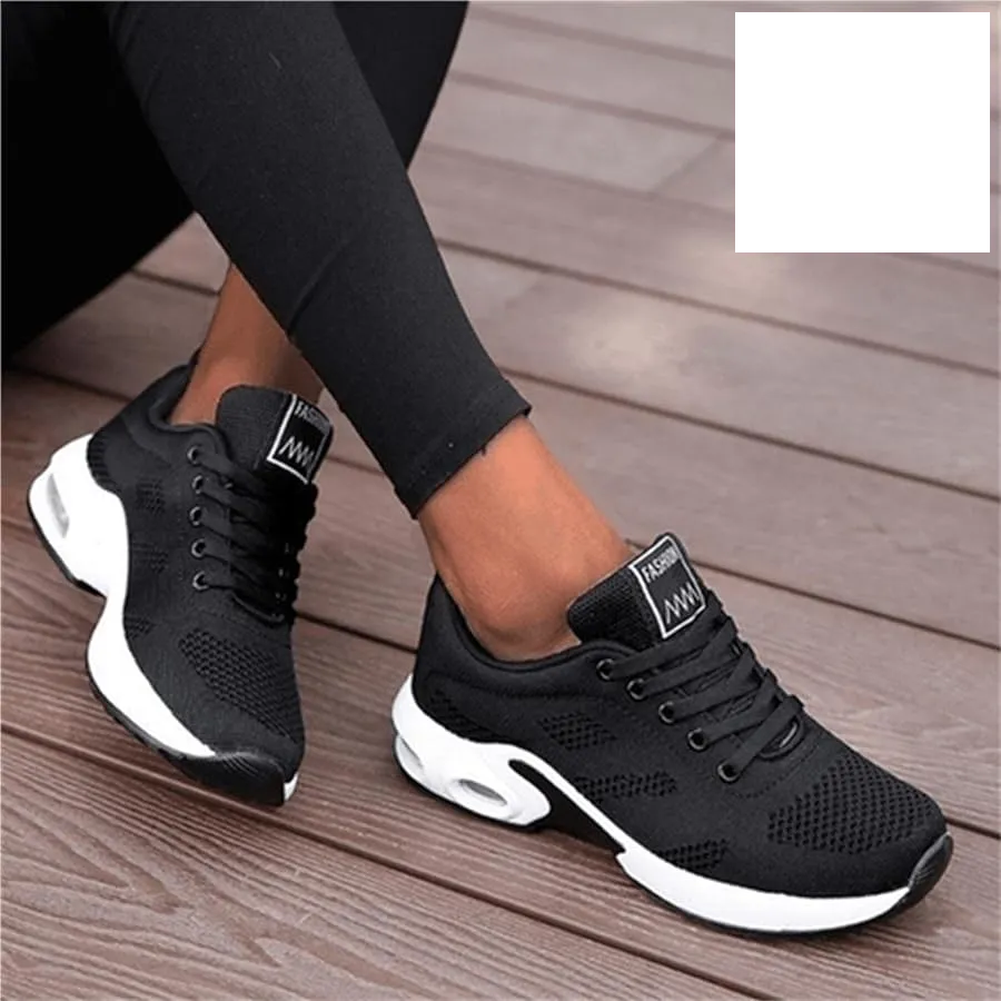 New Musabela Orthopedic Sneakers for Women,Ortho Pro - The Most Comfortable Orthopedic Shoes,Lightweight Fashion Sport Sneakers,Casual Walking Air Cushion Shoes Black, Sz 8