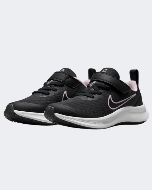 Nike Star Runner 3 Ps-Boys Running Shoes Black/Pink