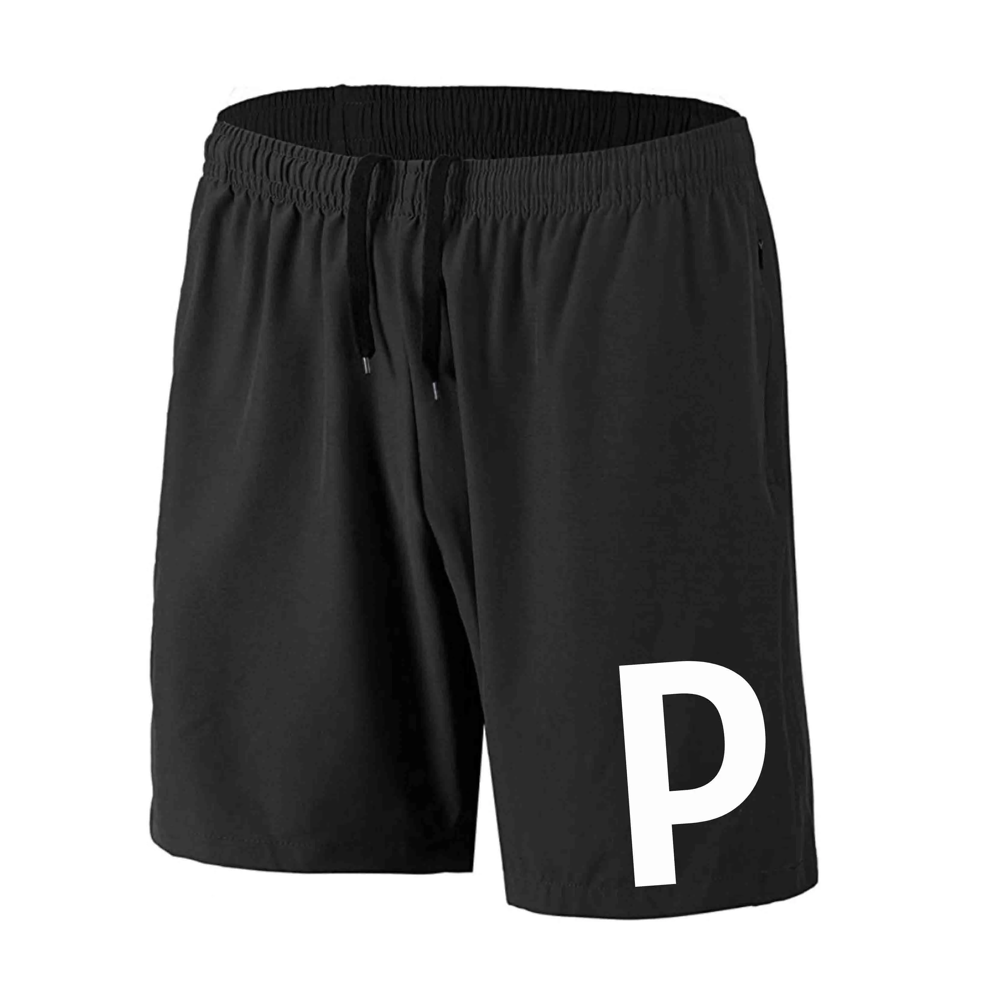 Nutcase Personalized Exercise Shorts Boy Initial Black