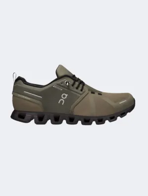 On Cloud 5 Waterproof Men Lifestyle Shoes Olive/Black