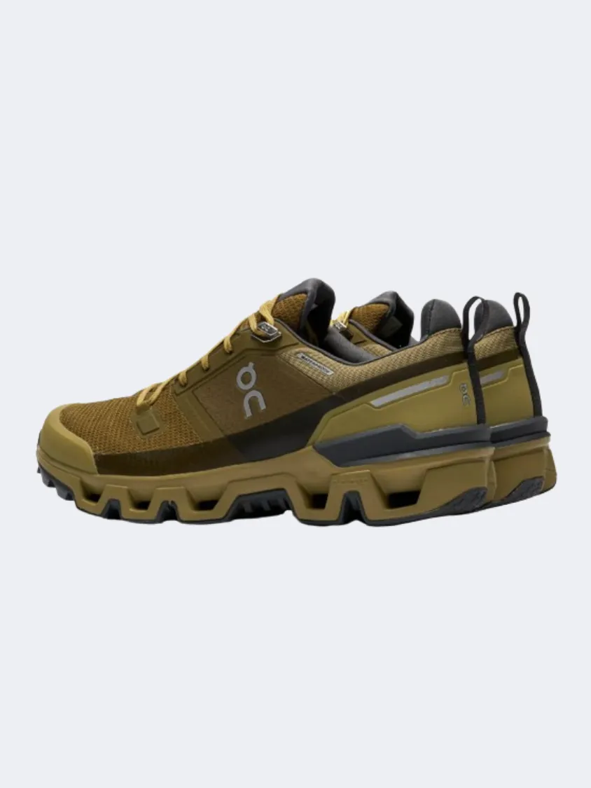 On Cloudwander Waterproof Men Hiking Shoes Hunter/Safari