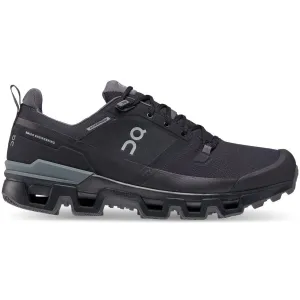 On Men's Cloudwander Waterproof Walking Shoe Black / Eclipse