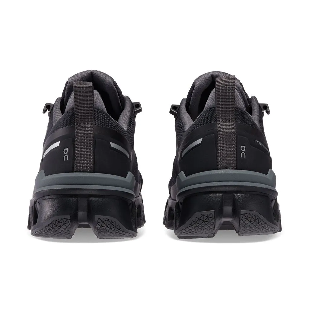 On Women's Cloudwander Waterproof Walking Shoes Black / Eclipse