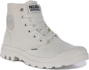 Palladium Mono Chrome In White Canvas