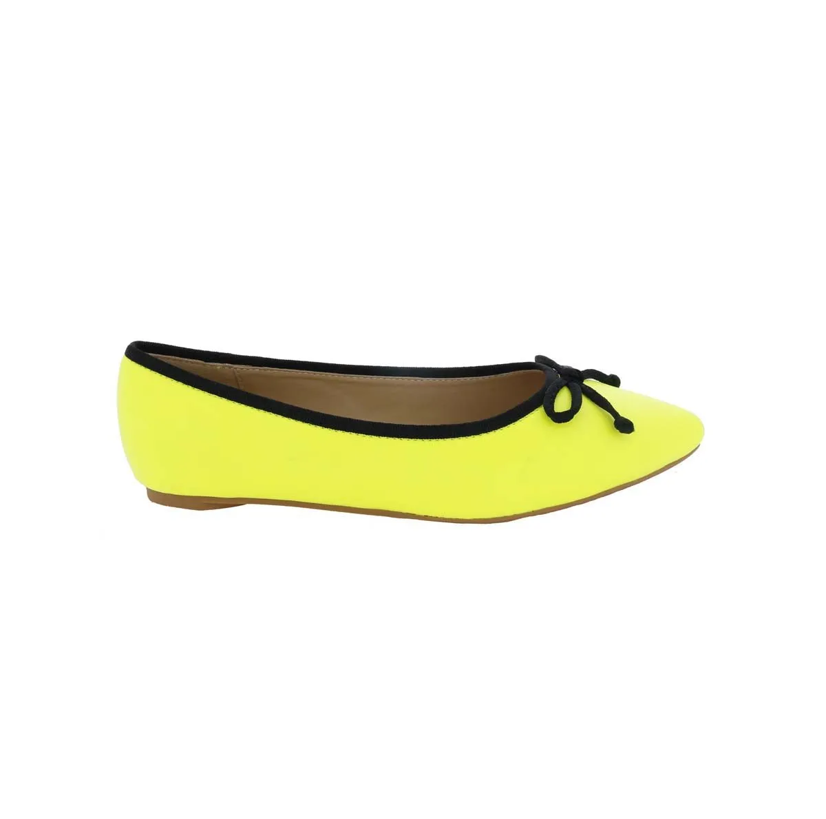 Penny Loves Kenny Attack Women Flats Slip-on Shoe In Yellow Neon Synthetic