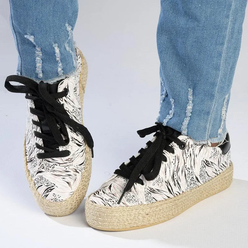 Pierre Cardin Bijou 1 Espadrille Sneaker - Print