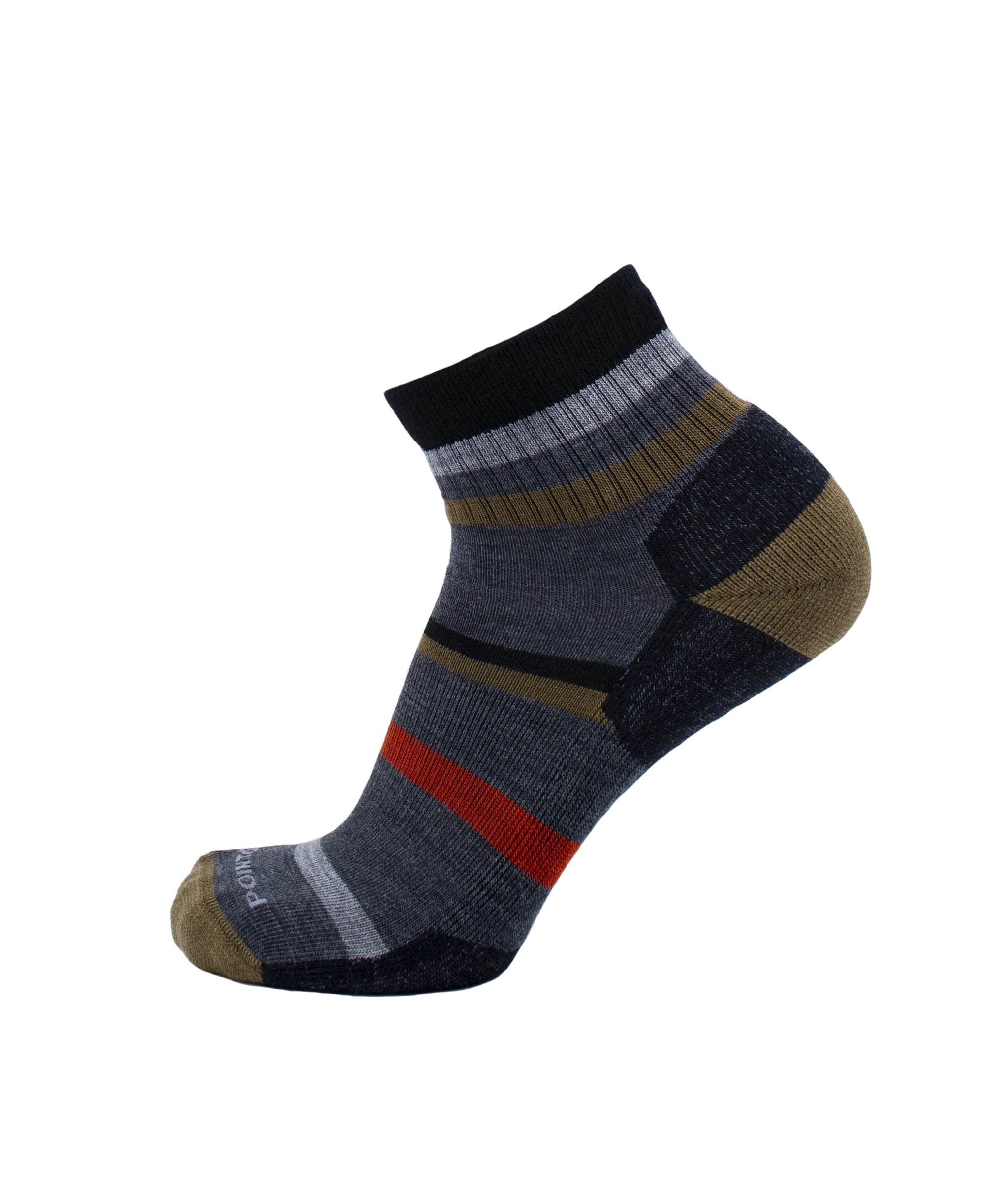 Point6 Merino Hiking Mixed Stripe Light Mini Crew Socks