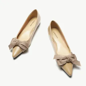 Pointy Bow Flats (Aida) Camel