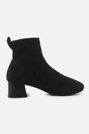 Primark Block Heels Sock Boots | Textile