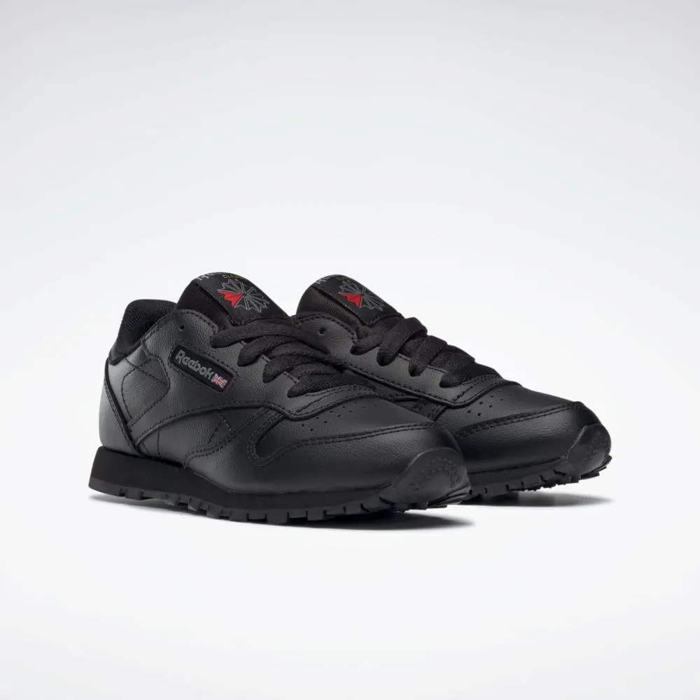 Reebok Footwear Kids Classic Leather Shoes - Preschool BLACK-1