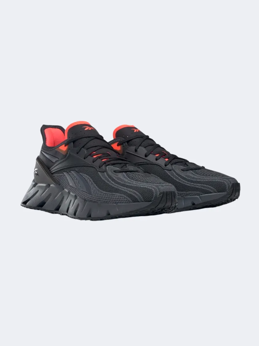 Reebok Zig Kinetica 3 Men Running Shoes Black/Orange