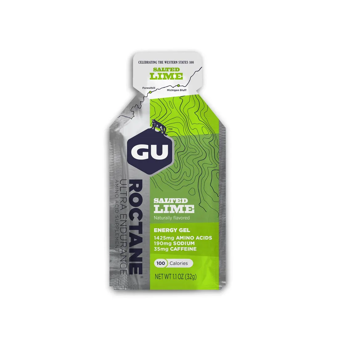 Roctane Energy Gel   Caffeine - Salted Lime