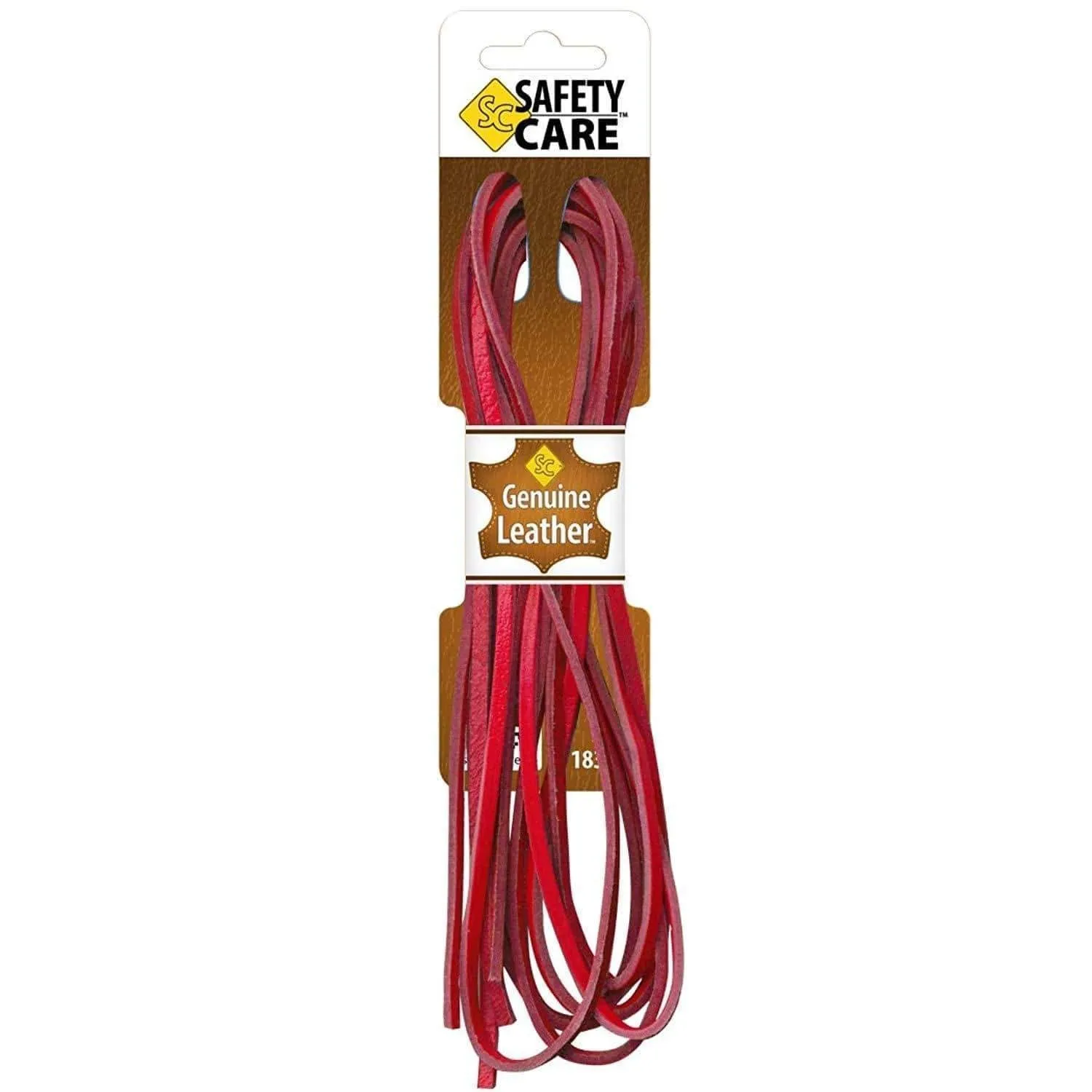 SafetyCare Genuine Leather Boot & Shoe Laces - Easy Sizing Cut to Fit