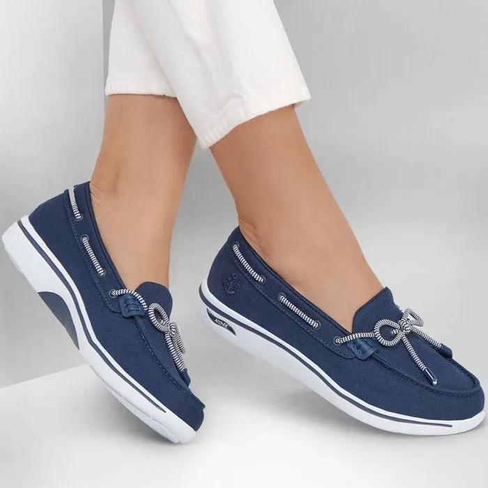 Skechers Arch Fit  Boat Shoe Uplift Laguna - Navy - Womens