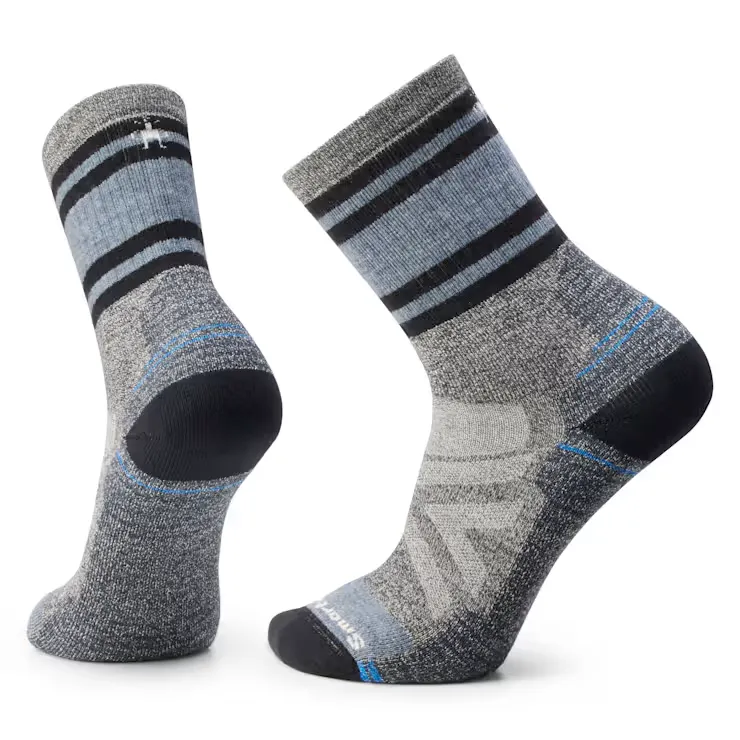 Smartwool Hike Full Cushion Lolo Trail Crew Socks / Ash-Charcoal