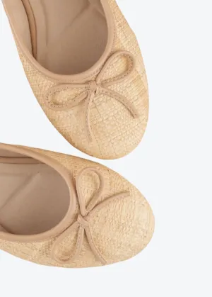 Straw Ballet Flats - FINAL SALE