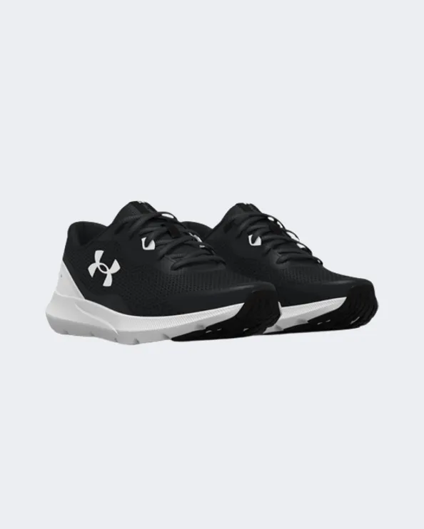 Under Armour Surge 3 Gs-Boys Running Shoes Black/White