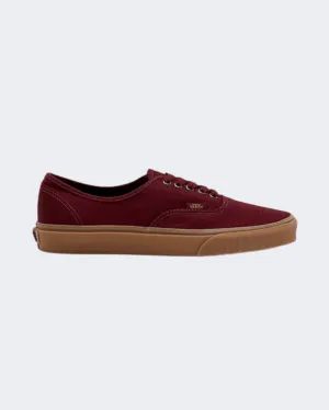 Vans Authentic Light Gum Men Sportswear Shoes Burgundy