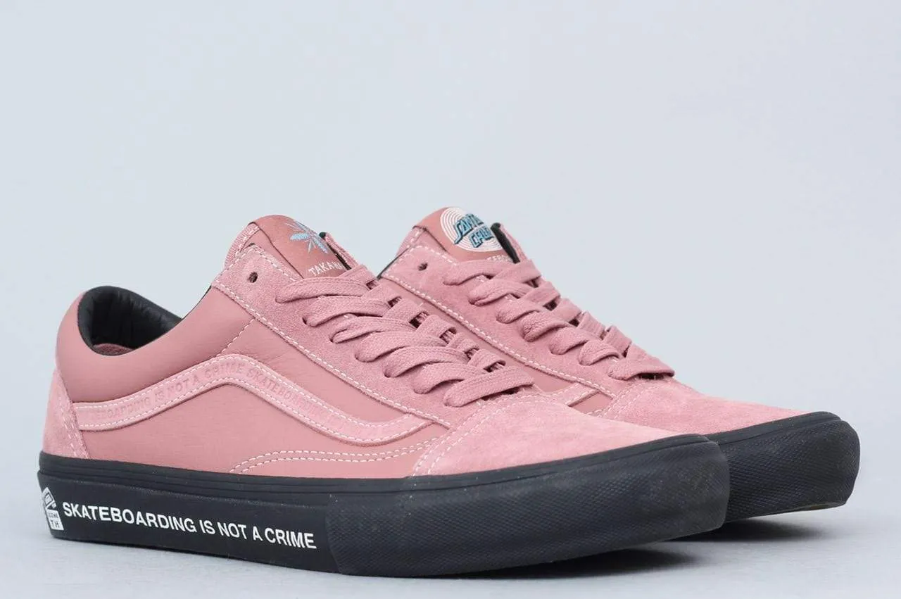 Vans Old Skool Pro ArcAd Shoes TH (Premium Leather / Suede) Old Rose