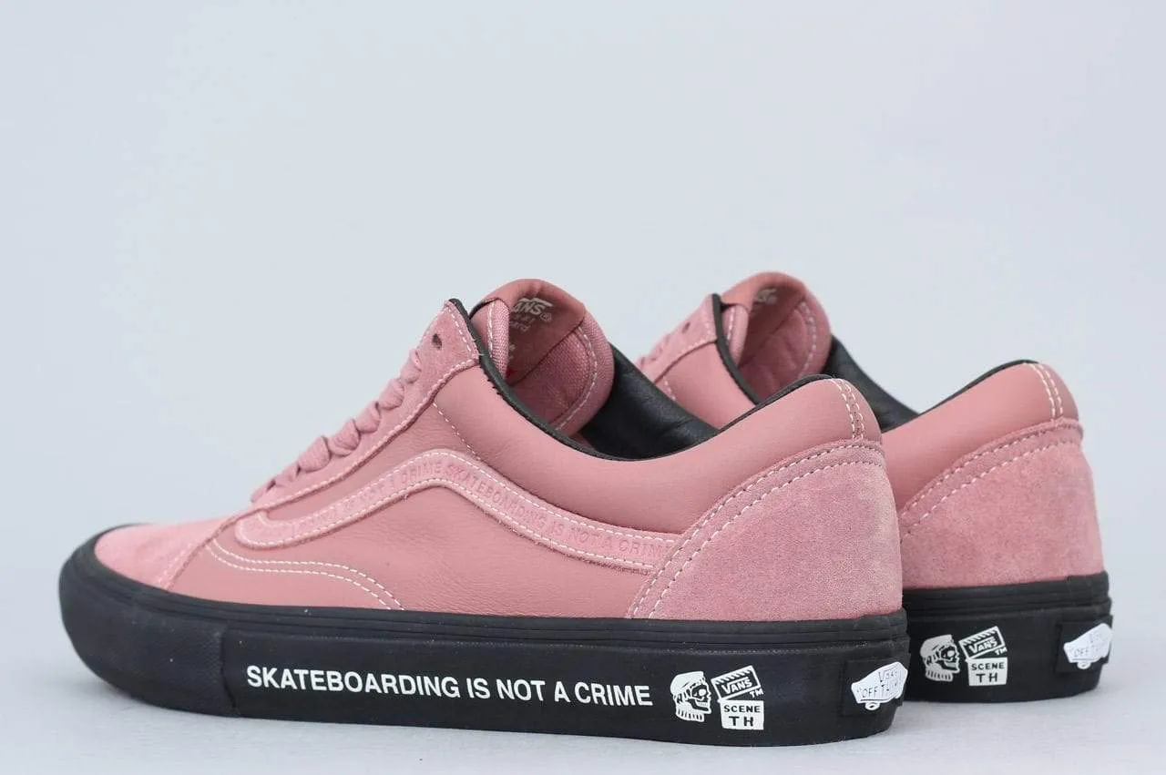 Vans Old Skool Pro ArcAd Shoes TH (Premium Leather / Suede) Old Rose