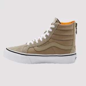 Vans Sk8-Hi Slim Zip (Boom Boom) Unisex Sportswear Shoes Brown