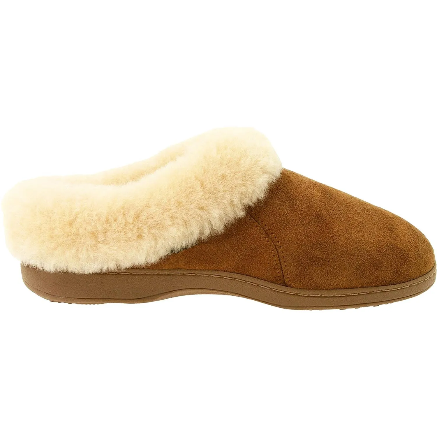 Women's Acorn Ewe Collar Walnut Sheepskin