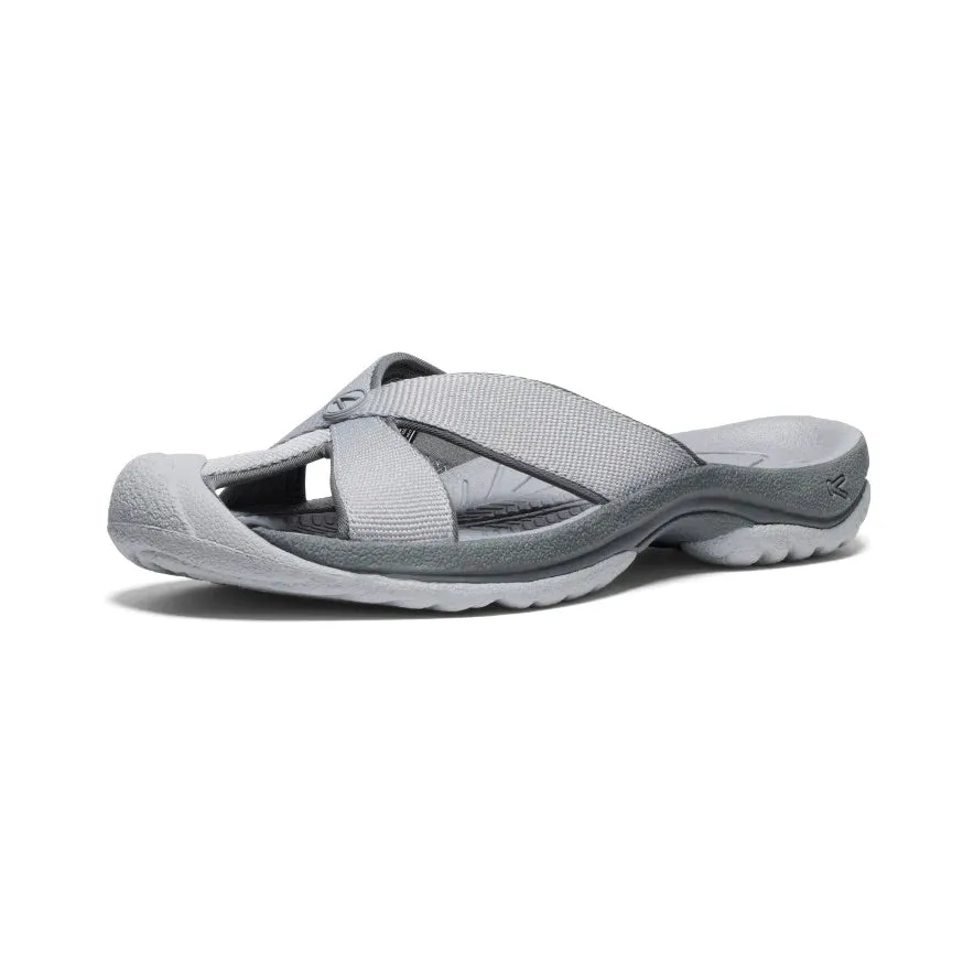 Women's Keen Bali Slide Sandal Color: Alloy/Steel Grey