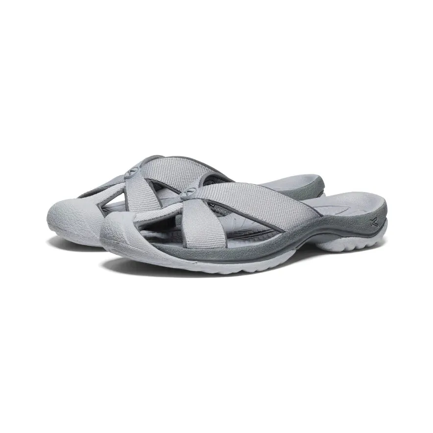 Women's Keen Bali Slide Sandal Color: Alloy/Steel Grey