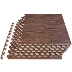 Wood Grain Puzzle Mat 1/2-in, 24 Sq Ft