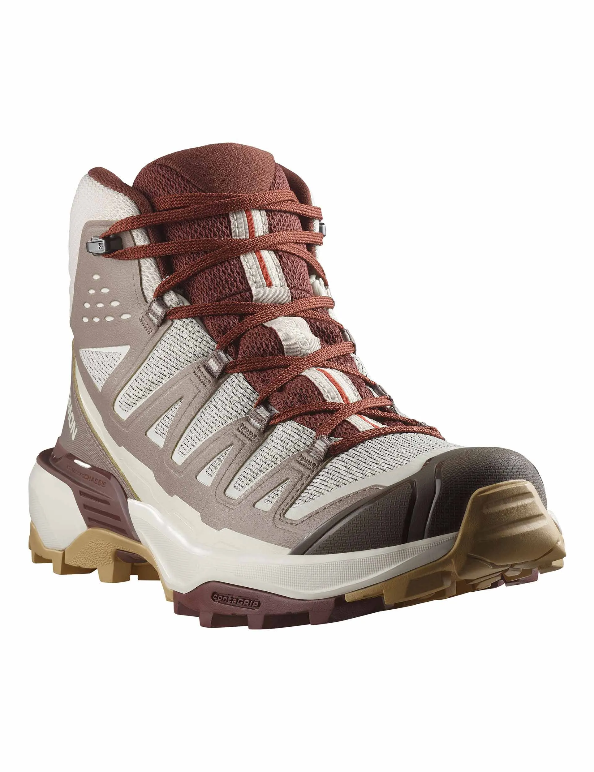 X Ultra 360 Edge Mid Gore-Tex - Silver Cloud/Iron/Rum Raisin