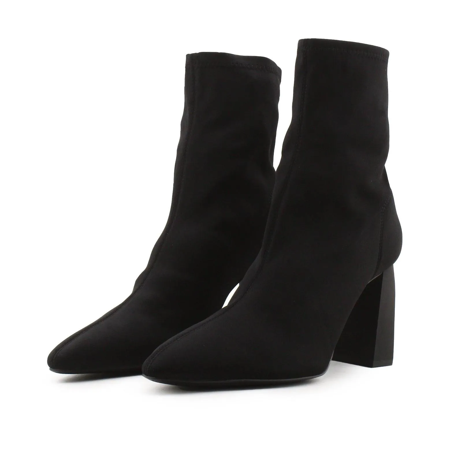 Zara Block Heels Ankle Boots | 100% Authentic Leather