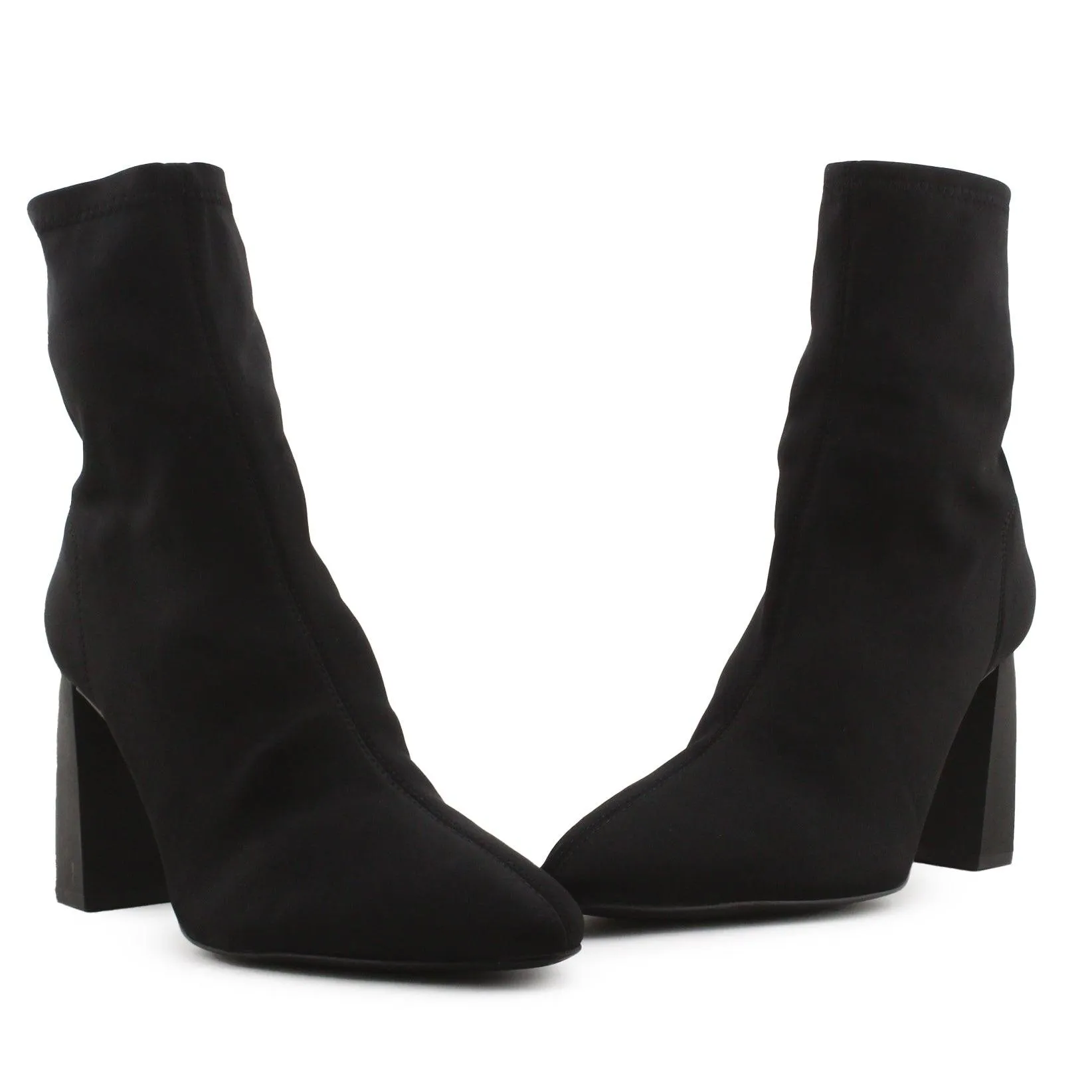 Zara Block Heels Ankle Boots | 100% Authentic Leather